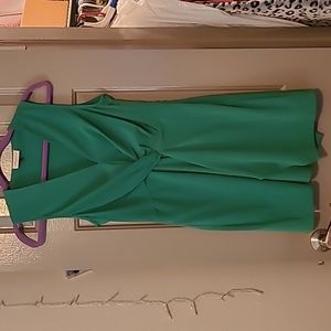 Green mini dress